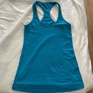 Lululemon Blue Racerback Tank Top